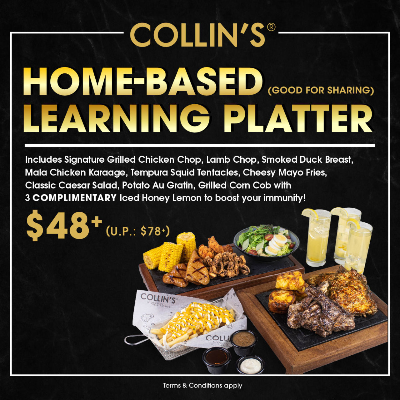 Collin's Home-based learning Platter