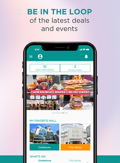 Updates to your Cathay Lifestyle App