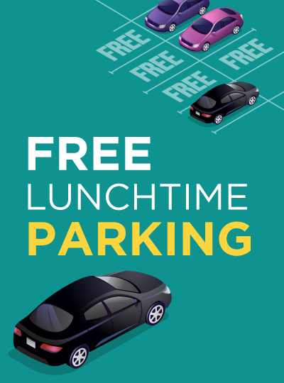 Free Lunchtime Parking
